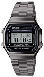 Casio Ψηφιακό Ρολόι με Μεταλλικό Μπρασελέ σε Ασημί χρώμα