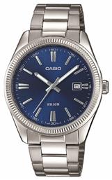 Casio Ρολόι Μπαταρίας με Μεταλλικό Μπρασελέ σε Ασημί χρώμα από το Kiriakos Gofas