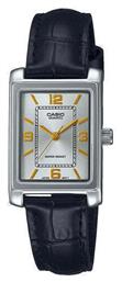 Casio Ρολόι με Δερμάτινο Λουράκι