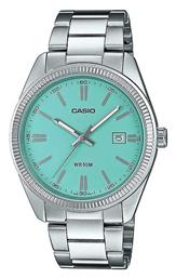 Casio Stainless Steel Ρολόι Μπαταρίας με Μεταλλικό Μπρασελέ