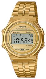 Casio Vintage Round Ρολόι Μπαταρίας με Μεταλλικό Μπρασελέ