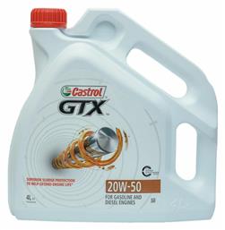 Castrol Λάδι Αυτοκινήτου GTX 20W-50 A3/B3 4lt