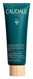Caudalie Instant Detox Μάσκα Προσώπου για Αποτοξίνωση με Άργιλο 75ml