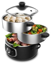 Cecotec Vapovita Steelpot Ατμομάγειρας με 3 Επίπεδα Μαγειρέματος 10lt