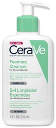 CeraVe Foaming Gel Normal To Oily Gel Καθαρισμού Προσώπου 236ml