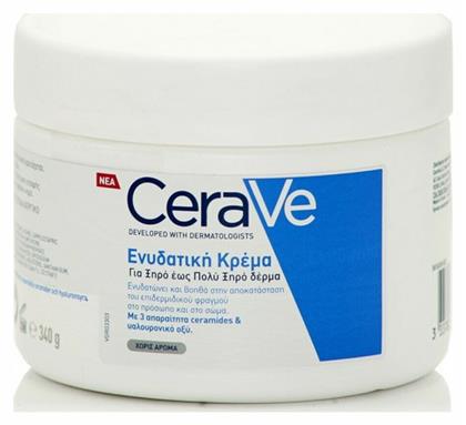 CeraVe Moisturising Ενυδατική Κρέμα Σώματος με Υαλουρονικό Οξύ για Ξηρές Επιδερμίδες 340ml από το Pharm24