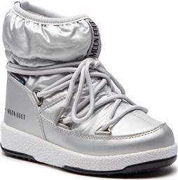 Χιονιού MOON BOOT - Jr Girl Low 34051800002 Silver Met. από το Epapoutsia