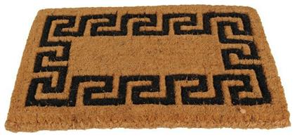 Chios Hellas Πατάκι Εισόδου από Κοκοφοίνικα Μαίανδρο Καφέ-Μαύρο 45x75εκ. ΠΔ023 Καφέ-Μαύρο