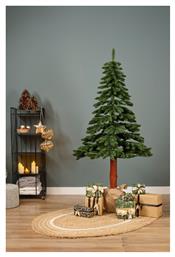 Χριστουγεννιάτικο Δέντρο 180εκ. με Ξύλινο Κορμό