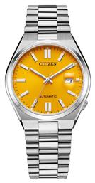 Citizen Ρολόι Αυτόματο με Μεταλλικό Μπρασελέ