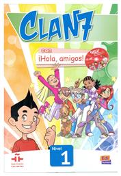 CLAN 7 HOLA AMIGOS 1 ALUMNO (+ CD-ROM)