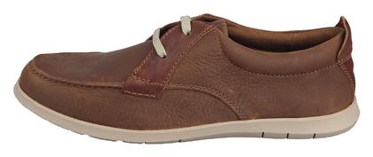 Clarks Δερμάτινα Ανδρικά Casual Παπούτσια Καφέ από το Parex