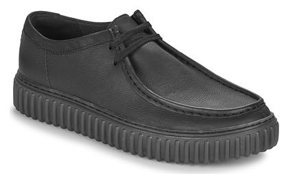 Clarks Δερμάτινα Ανδρικά Casual Παπούτσια Μαύρα
