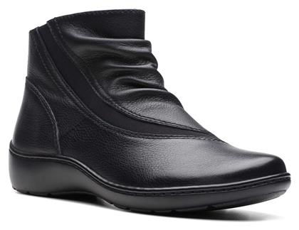 Clarks Δερμάτινα Γυναικεία Μποτάκια Μαύρα