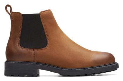 Clarks Γυναικεία Μποτάκια Καφέ