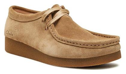 Clarks Γυναικεία Μοκασίνια σε Μπεζ Χρώμα