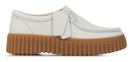 Clarks Γυναικεία Μοκασίνια σε Λευκό Χρώμα