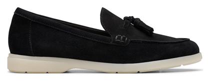 Clarks Γυναικεία Μοκασίνια σε Μαύρο Χρώμα