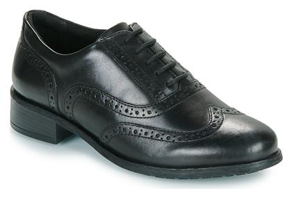 Clarks Γυναικεία Oxfords σε Μαύρο Χρώμα