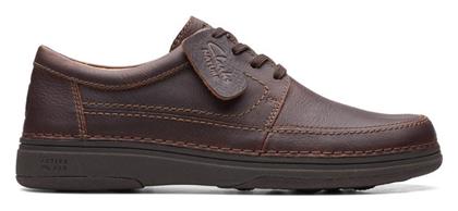 Clarks Nature Δερμάτινα Ανδρικά Casual Παπούτσια Καφέ