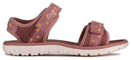 Clarks Παιδικά Πέδιλα Ροζ