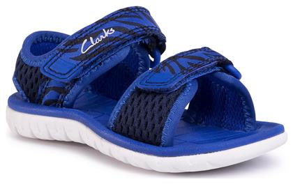 Clarks Παιδικά Πέδιλα Surfing Tide T Ανατομικά Μπλε