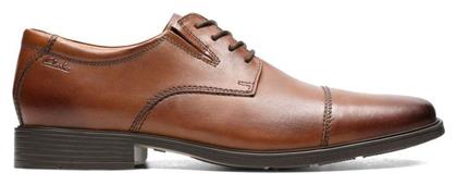 Clarks Tilden Cap Δερμάτινα Ανδρικά Σκαρπίνια