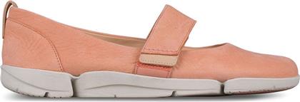Clarks Tri Carrie Ανατομικές Μπαλαρίνες σε Ροζ Χρώμα