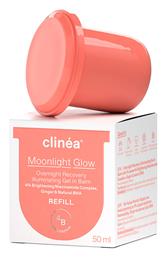 Clinea Moonlight Glow Refill Αντιγηραντικό Gel Νυκτός 50ml