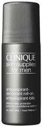 Clinique Skin Supplies For Men Antiperspirant Roll-On 75ml από το Galerie De Beaute