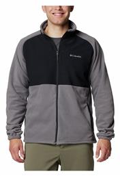 Columbia Ανδρική Ζακέτα Fleece με Φερμουάρ City Grey, Black