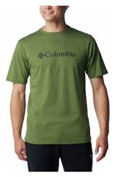 Columbia Ανδρικό T-shirt Κοντομάνικο Πράσινο