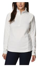 Columbia Glacial Half Zip Γυναικείο Φούτερ Λευκό