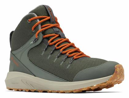 Columbia Trailstorm Mid Ανδρικά Ορειβατικά Μποτάκια Αδιάβροχα Πράσινα από το Mustshoes