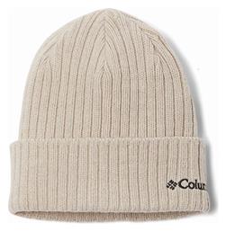 Columbia Watch Cap Beanie Unisex Σκούφος Πλεκτός σε Μπεζ χρώμα