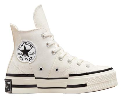 Converse Chuck 70 Plus Foundational Flatforms Μποτάκια Egret / Black