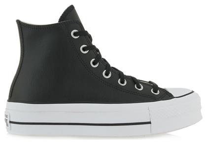 Converse Chuck Taylor All Star Lift Leather High Top Unisex Flatforms Sneakers από το Cosmossport