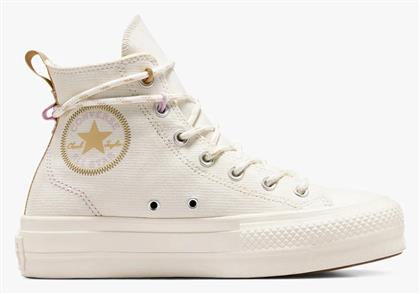 Converse Chuck Taylor All Star Lift Platform Utility Γυναικεία Sneakers Egret / Utility Sunflower