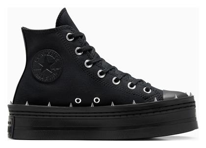 Converse Chuck Taylor All Star Modern Lift Γυναικεία Flatforms Μποτάκια Μαύρα