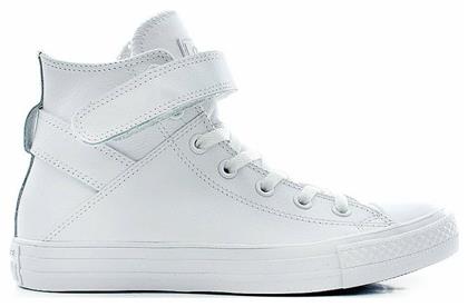 Converse CTAS Brea Leather Hi White Γυναικεία Μποτάκια Λευκά