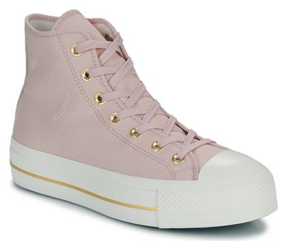 Converse Lift Platform Tailored Lines Γυναικεία Sneakers Ροζ