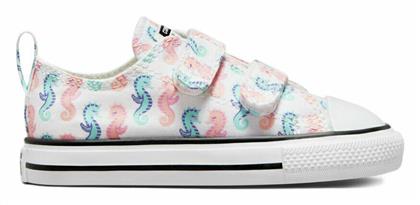 Converse Παιδικά Sneakers Chuck Taylor 2V με Σκρατς Λευκά από το Cosmossport