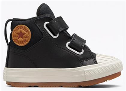 Converse Παιδικά Sneakers High Chuck Taylor All Star Easy On με Σκρατς Black / Pale Putty από το Cosmossport