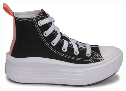 Converse Παιδικά Sneakers High Chuck Taylor All Star Move Hi Black / Pink Salt / White από το Spartoo