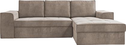 Corfu Γωνιακός Καναπές Κρεβάτι Taupe 270x163εκ. από το Esmarket