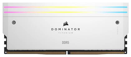 Corsair Dominator Titanium 64GB DDR5 RAM με 2 Modules (2x32GB) και Ταχύτητα 6600 για Desktop