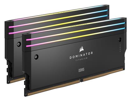 Corsair Dominator Titanium RGB XMP 64GB DDR5 με 2 Modules (2x32GB)