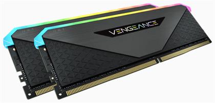 Corsair Vengeance RGB RT 32GB DDR4 RAM με 2 Modules (2x16GB) και Ταχύτητα 3200 για Desktop