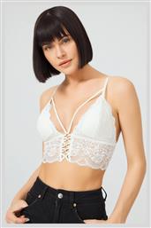 CottonHill Λευκό Γυναικείο Bralette Σουτιέν