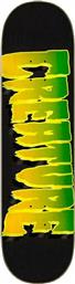 CREATURE Skate Deck DECK LOGO OUTLINE STUMPS BLACK Black Green